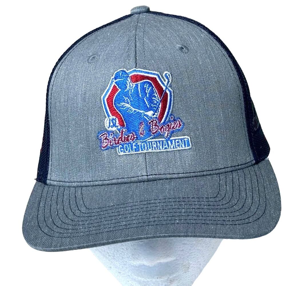 Gray Golf Tournament Men's Hat
